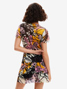 Desigual Rosa gemustertes Damenkleid Desigual x M. Christian Lacroix Cadiz