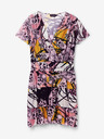 Desigual Rosa gemustertes Damenkleid Desigual x M. Christian Lacroix Cadiz