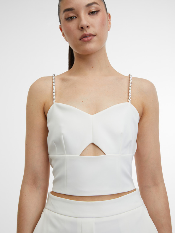 Orsay Cremefarbenes Damen-Top ORSAY