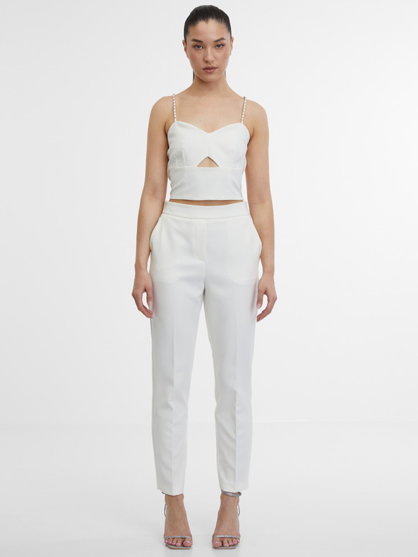 Orsay Cremefarbenes Damen-Top ORSAY