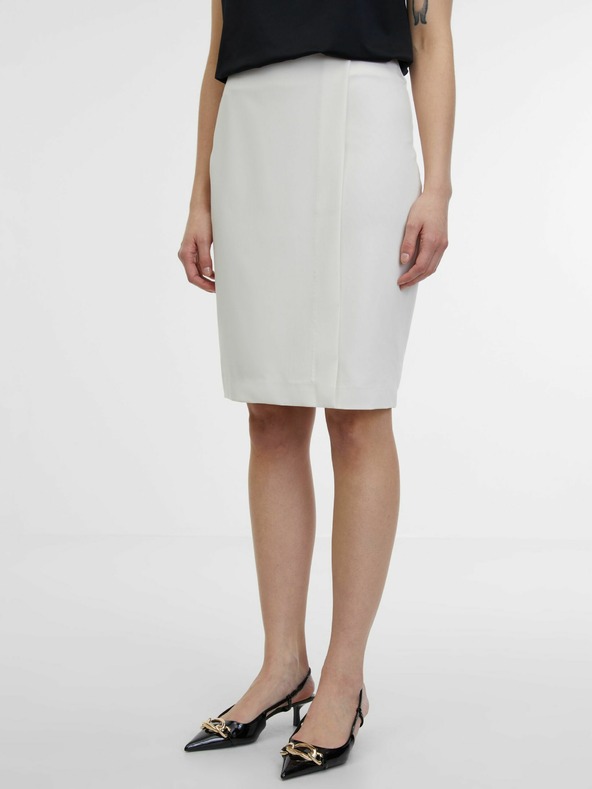 Orsay Cremefarbener  Damen-Rock ORSAY