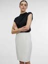 Orsay Cremefarbener  Damen-Rock ORSAY