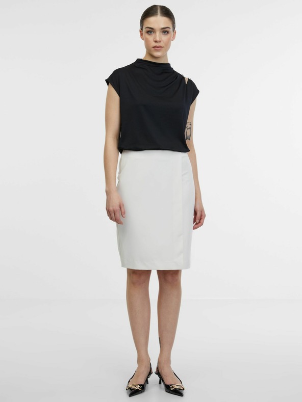 Orsay Cremefarbener  Damen-Rock ORSAY