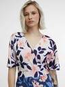 Orsay Dunkelblauer Damen-Blumen-Overall ORSAY