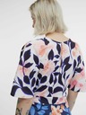 Orsay Dunkelblauer Damen-Blumen-Overall ORSAY