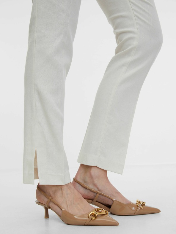 Orsay Beigefarbene Damenhose ORSAY