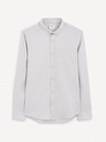 Celio Hellgraues Herrenhemd Celio Gaop
