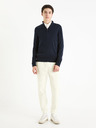 Celio Dunkelblauer Herren-Basic-Pullover Celio Gecotont