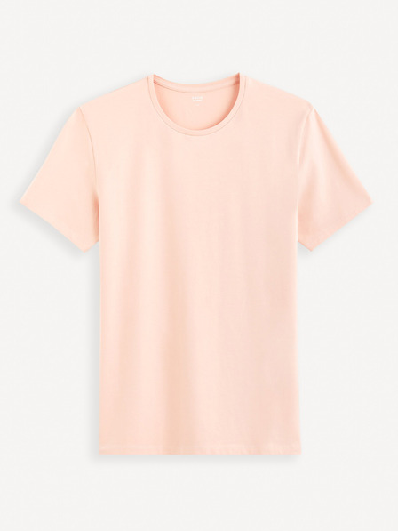 Celio Rosa Herren-Basic-Shirt Celio Neunir