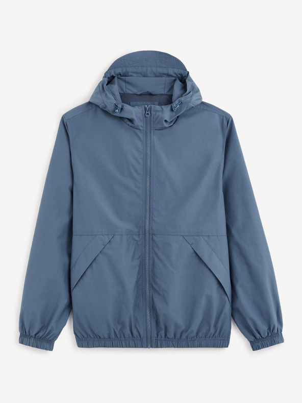Celio Blau Herren Leichtgewicht Celio Gunewbreak Jacke