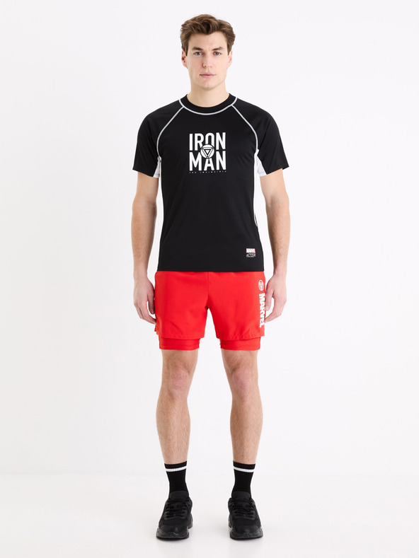 Celio Rote Sportshorts Celio Marvel - Iron Man