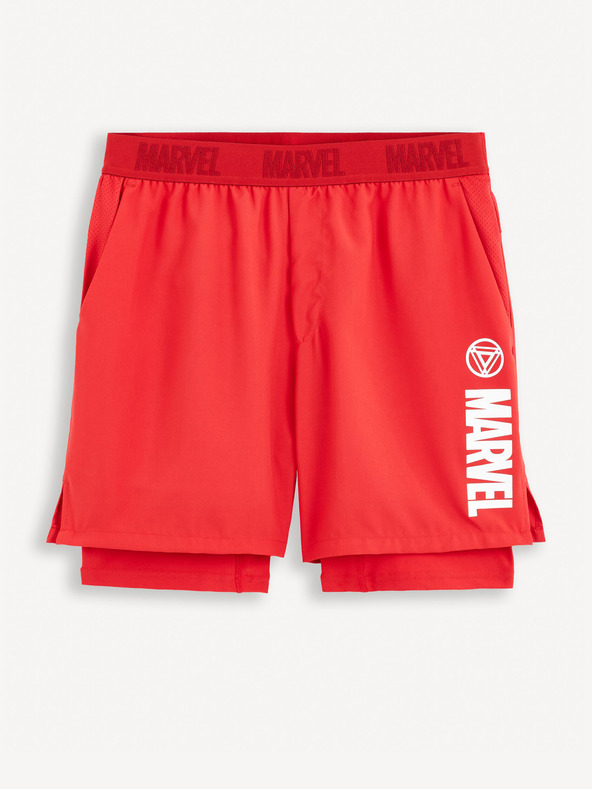 Celio Rote Sportshorts Celio Marvel - Iron Man