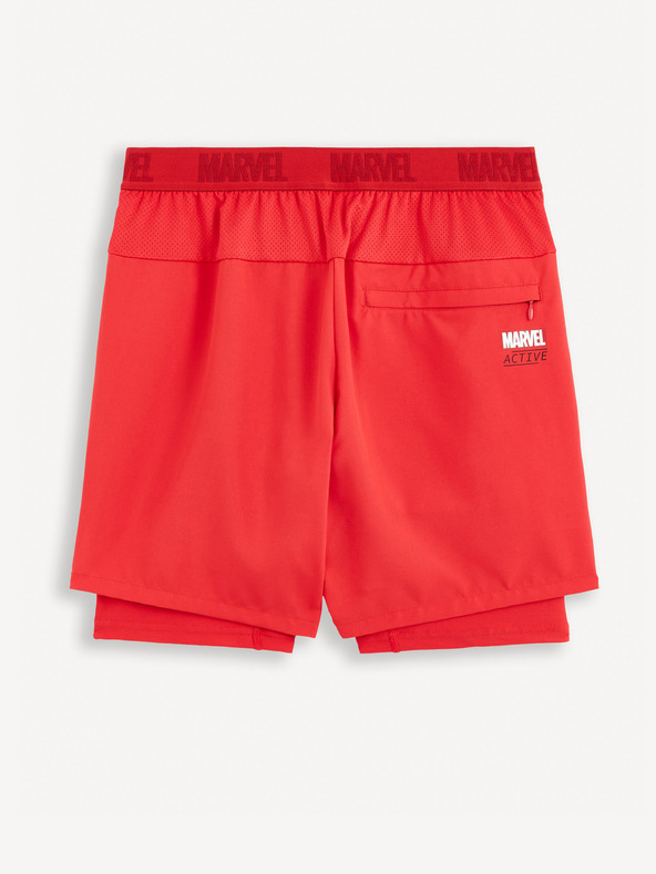 Celio Rote Sportshorts Celio Marvel - Iron Man