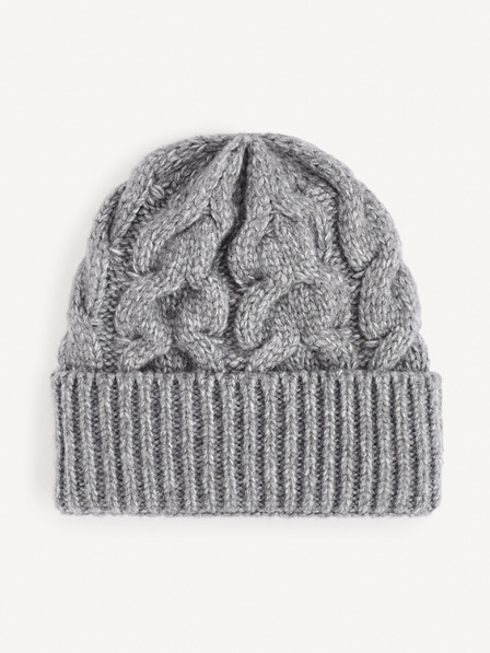 Celio Graue Herren-Wintermütze Celio Fibeasnow