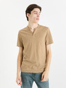Celio Beigefarbenes Herren-T-Shirt Celio Cegeti