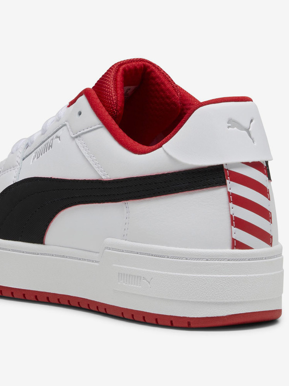 Puma Weiße Leder Turnschuhe Puma Ferrari CA Pro