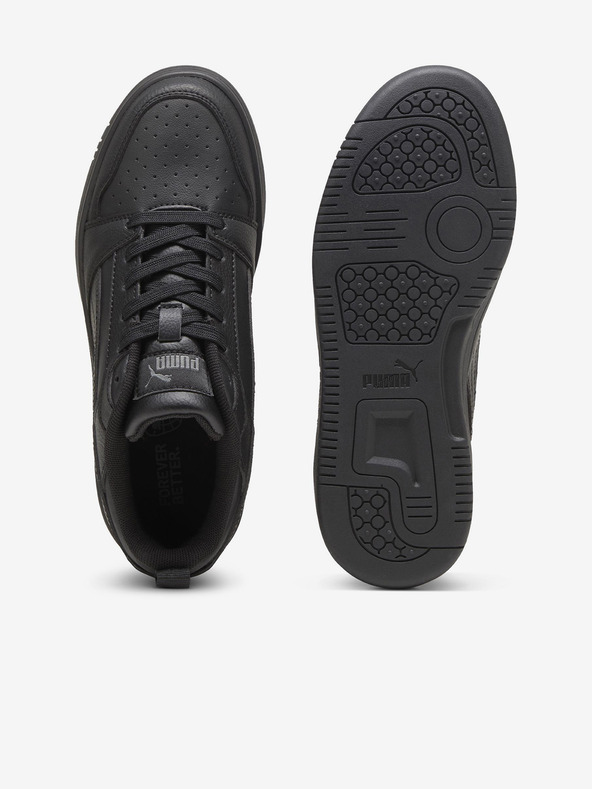 Puma Puma Rebound V6 Lo Jr Schwarz Kinder-Turnschuhe