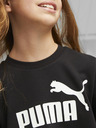 Puma Schwarzes Puma ESS+ Logo Kleid für Mädchen