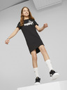 Puma Schwarzes Puma ESS+ Logo Kleid für Mädchen