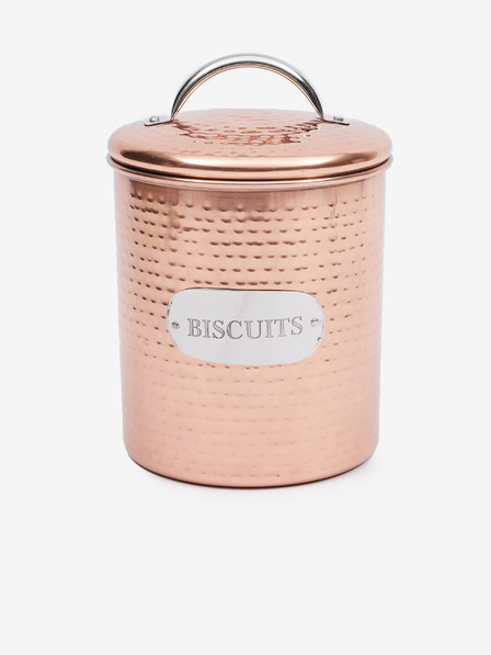 SIFCON Keksdose aus rostfreiem Stahl in Rosa und Gold SIFCON