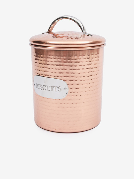 SIFCON Keksdose aus rostfreiem Stahl in Rosa und Gold SIFCON