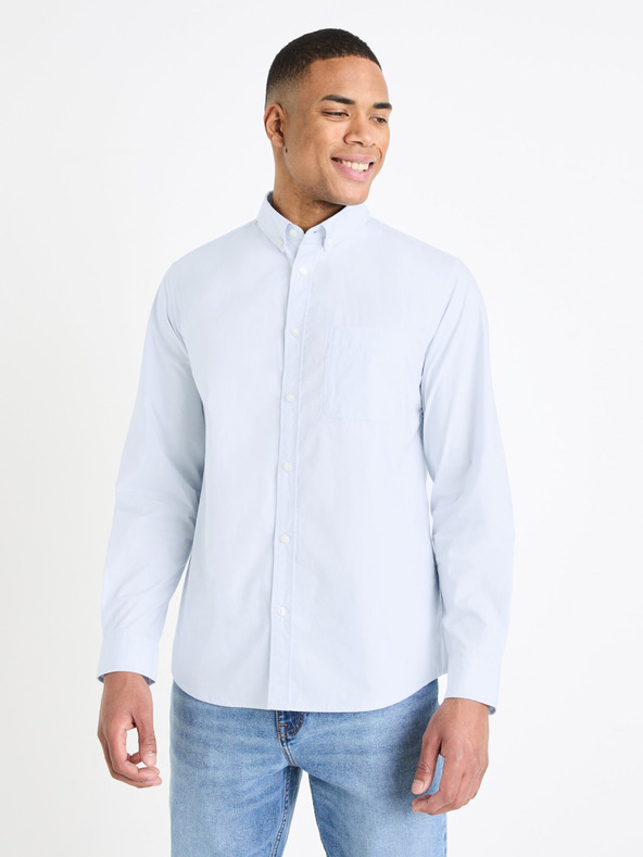 Celio Hellblaues Herrenhemd Celio Gaopur