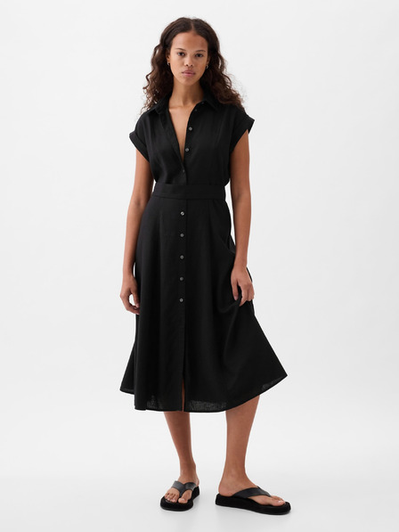 GAP Midikleid aus Leinenmischung GAP