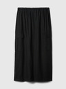 GAP Midirock aus Leinen Utility GAP