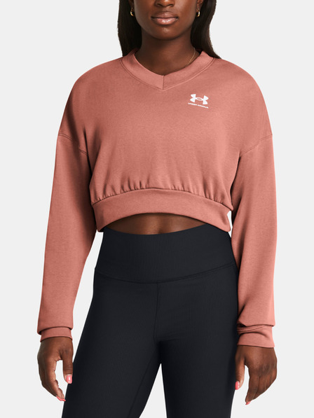 Under Armour Damen-Sweatshirt Under Armour UA Rival Terry OS Crop Crw