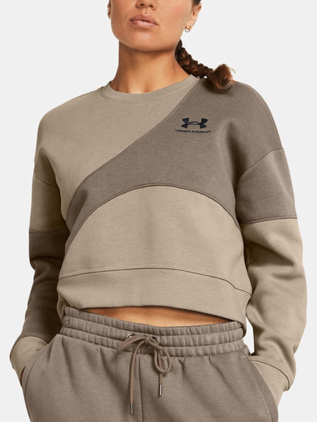Under Armour Damen Crop Hoodie Under Armour Essential Fleece Crop Crew