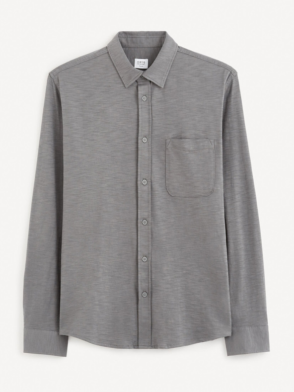 Celio Graues Herrenhemd Celio Gaselle