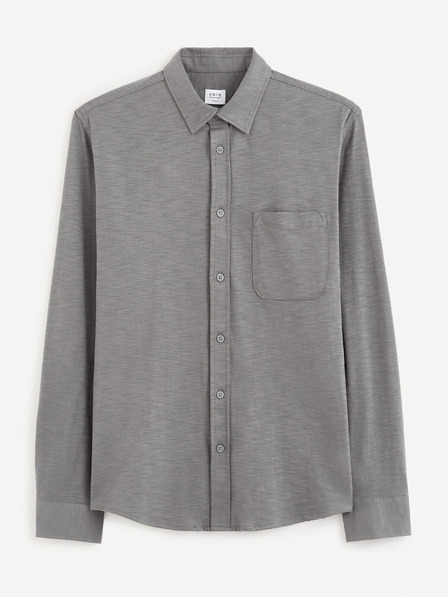 Celio Graues Herrenhemd Celio Gaselle
