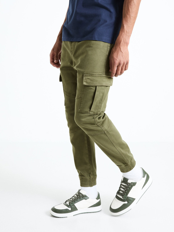Celio Khaki Herren Cargohose Celio Cokit4