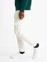 Celio Cremefarbene Herren Cargohose Celio Cokit4