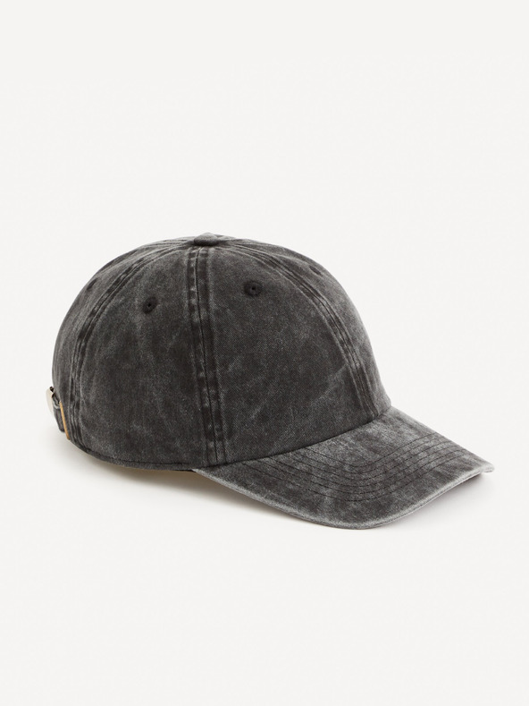 Celio Graue Herren Denim Mütze Celio Gicapwash