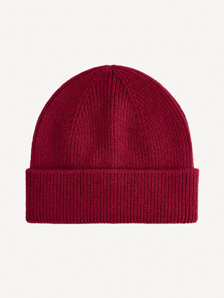 Celio Burgunderrote Herren-Wintermütze Celio Viribean