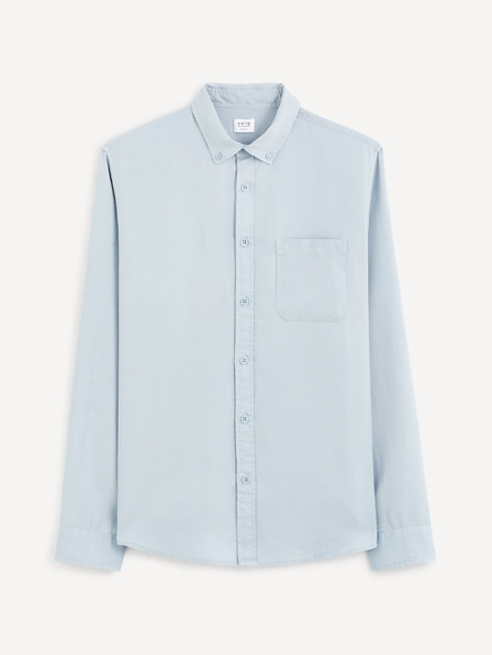 Celio Hellblaues Herrenhemd Celio Gacocel