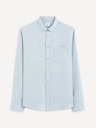 Celio Hellblaues Herrenhemd Celio Gacocel