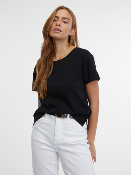Orsay Schwarzes Damen-T-Shirt ORSAY