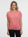 Sam 73 Koralle gestreiftes Damen-T-Shirt SAM 73 Juliana