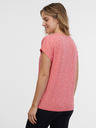 Sam 73 Koralle gestreiftes Damen-T-Shirt SAM 73 Juliana
