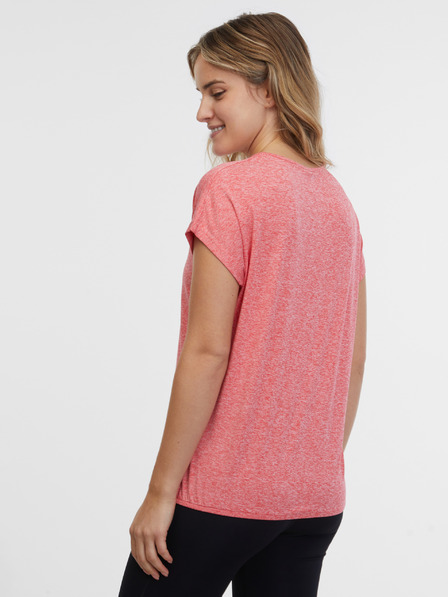 Sam 73 Koralle gestreiftes Damen-T-Shirt SAM 73 Juliana