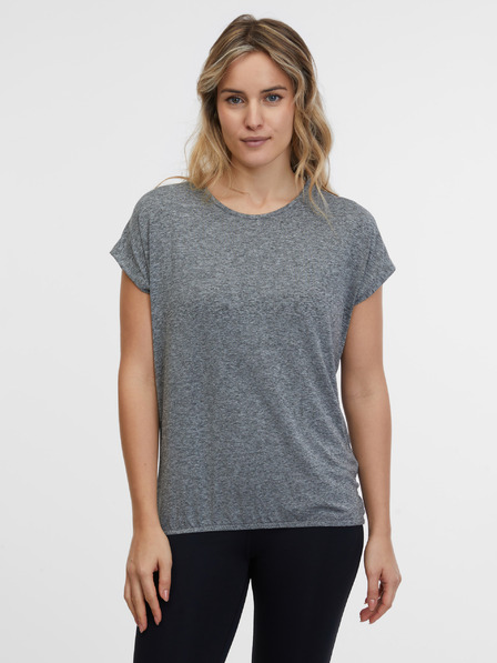Sam 73 Graues gestreiftes Damen-T-Shirt SAM 73 Juliana