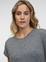 Sam 73 Graues gestreiftes Damen-T-Shirt SAM 73 Juliana