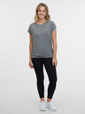 Sam 73 Graues gestreiftes Damen-T-Shirt SAM 73 Juliana