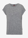 Sam 73 Graues gestreiftes Damen-T-Shirt SAM 73 Juliana