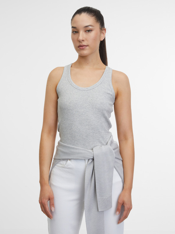 Orsay Hellgraues Damen-Tank-Top ORSAY