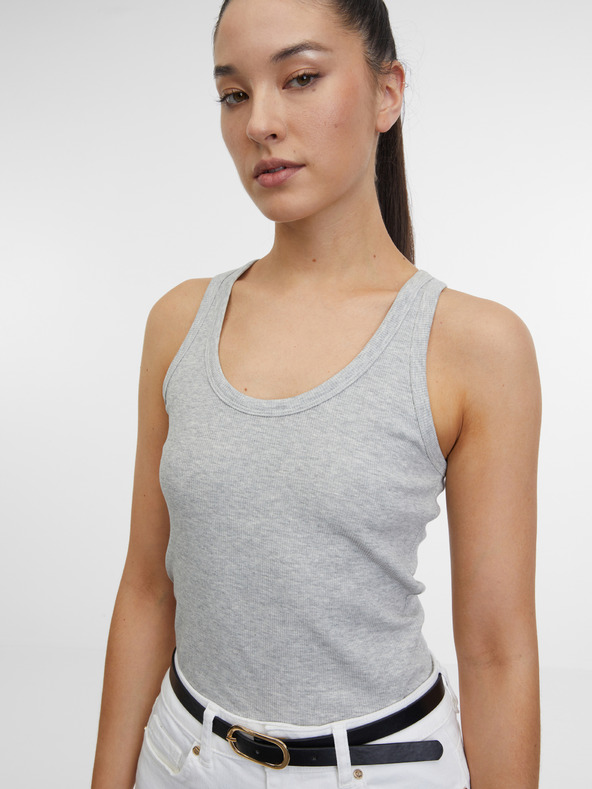 Orsay Hellgraues Damen-Tank-Top ORSAY