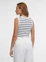 Orsay Blau-cremefarbenes gestreiftes Damen-Top von ORSAY