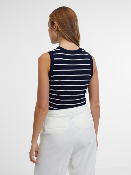 Orsay Dunkelblau gestreiftes Damen-Top ORSAY